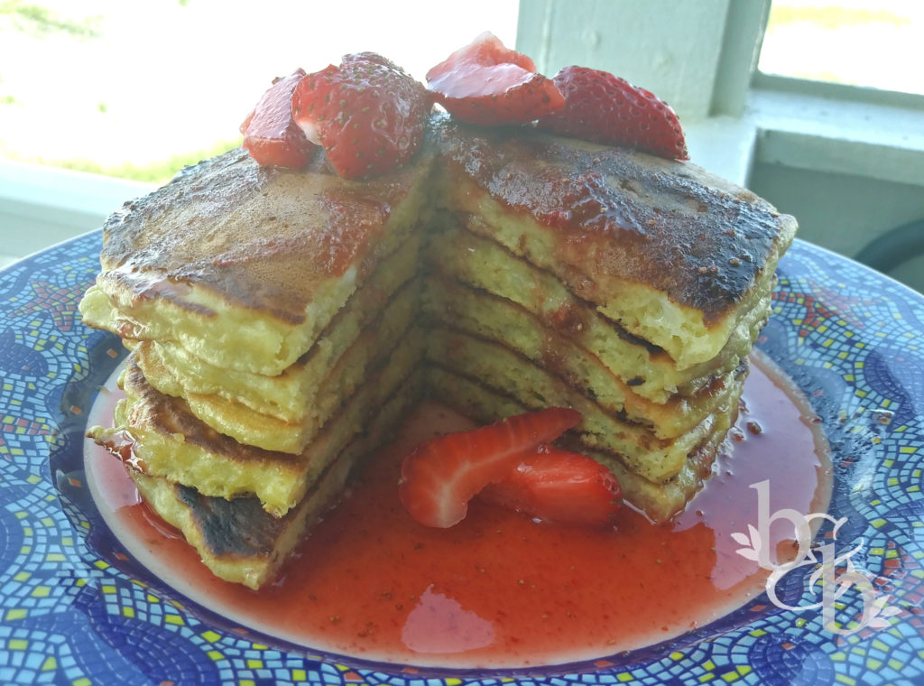 Honey Lemon Cottage Cheese Pancakes Biscuits And Basil